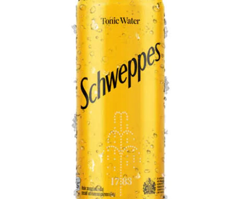 SCHWEPPES TONIC WATER CAN 33CL X6 ₦3,790.00