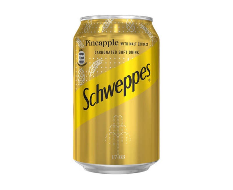 SCHWEPPES PINEAPPLE 33CL CAN ₦499.99