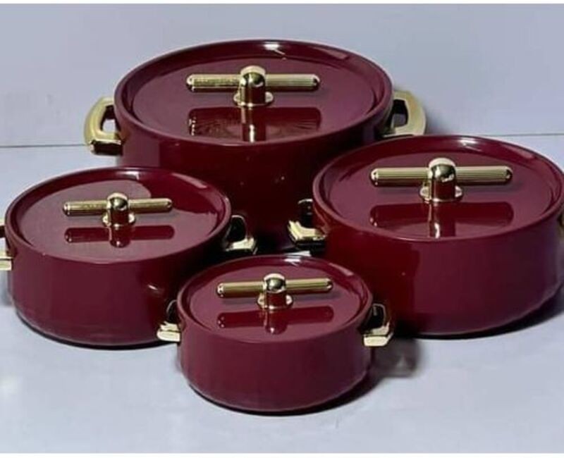 LUXURY INSULATED DINNER PLATES 4 SETS ₦90,000