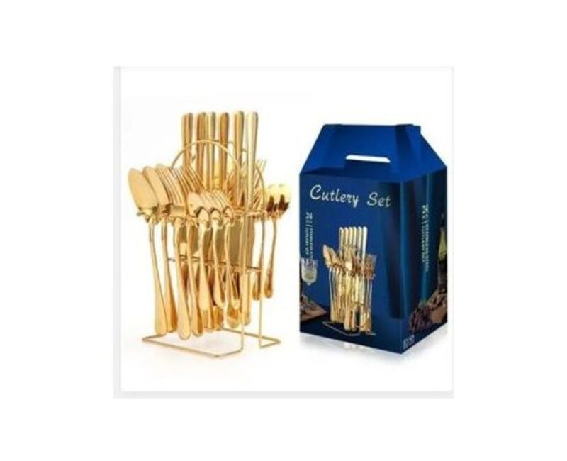 PIECES DINNING GOLD CUTLERY SET 24, ₦ 31,000