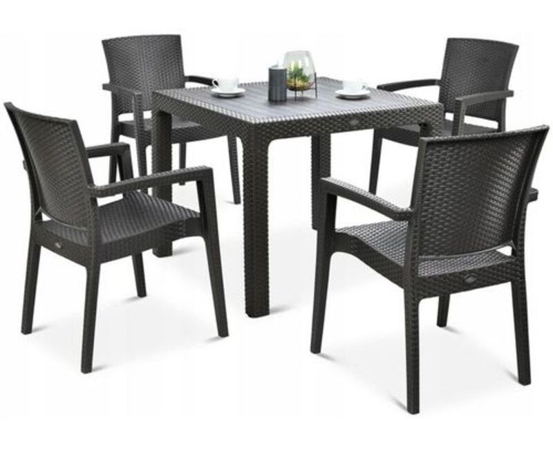 OUTDOOR PATIO FURNITURE SET OF TABLE AND 4 CHAIRS ₦ 160,000