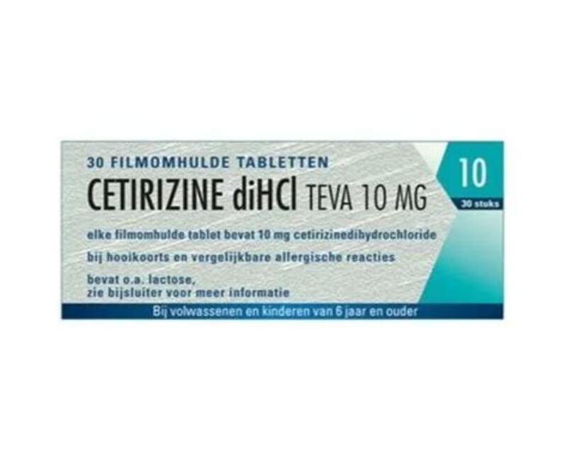 CETIRIZINE 10MG TEVA X30TAB ₦3,850.00