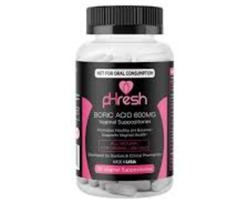 PHRESH BORIC ACID 600MG