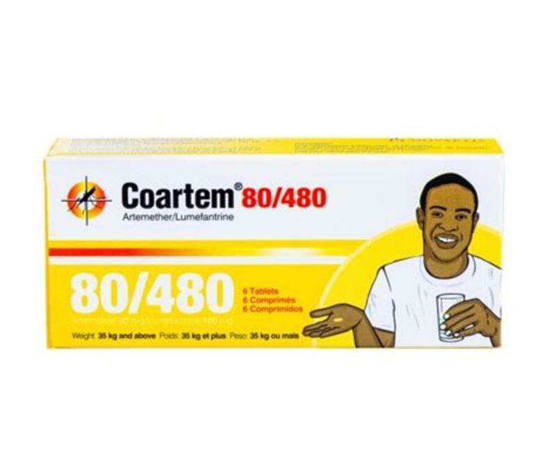 COARTEM TAB 80/480MG X 6 (ADULT) ₦5,885.00