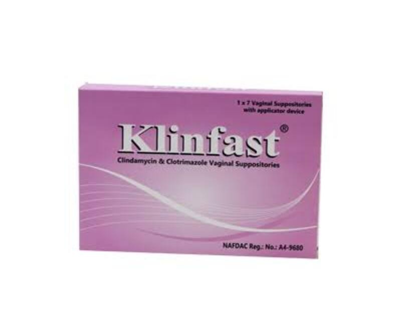 KLINFAST VIGINA SUPPOSITORI X7  ₦2,360.00