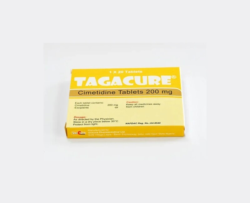 TAGACURE CIMETIDINE TAB 200MG X10 NGN4,180.00