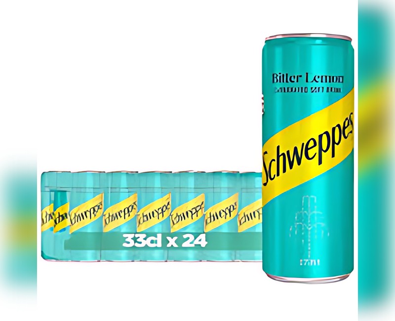 SCHWEPPES BITTER LEMON CAN 33CL