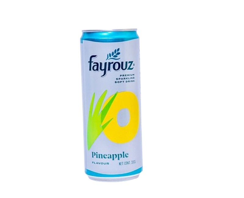 Fayrouz Pineapple Can Sleek 33cl
