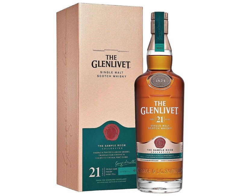 The Glenlivet Whisky 21Years the Sample Room Collection 70cl x 3