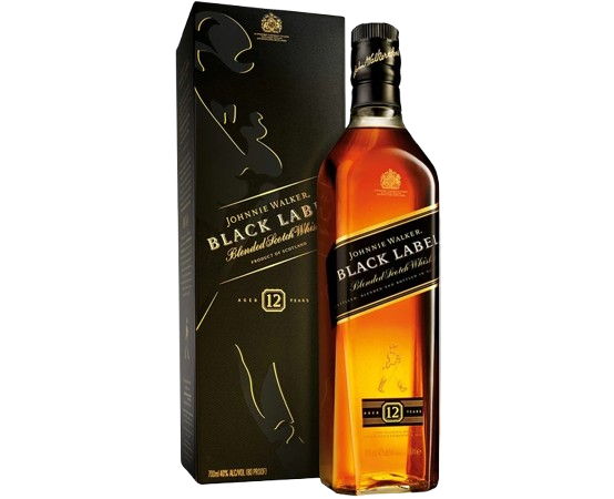 Johnnie Walker Black Whisky 70cl,12years x12