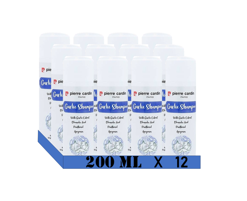 Pierre Cardin Shampoo with Garlic Extract 200ml x 12