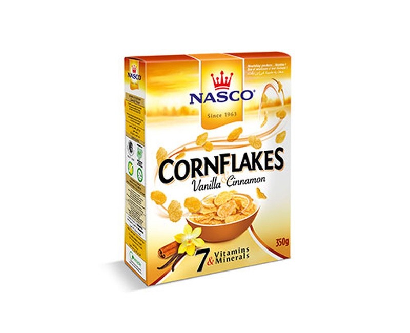 Nasco Cornflakes Vanilla & Cinnamon 350g